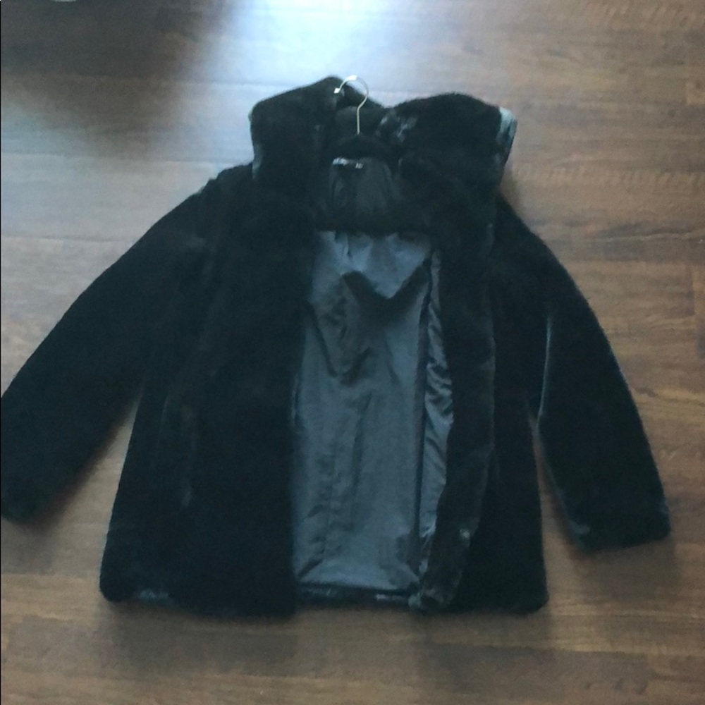 Zara fur coat